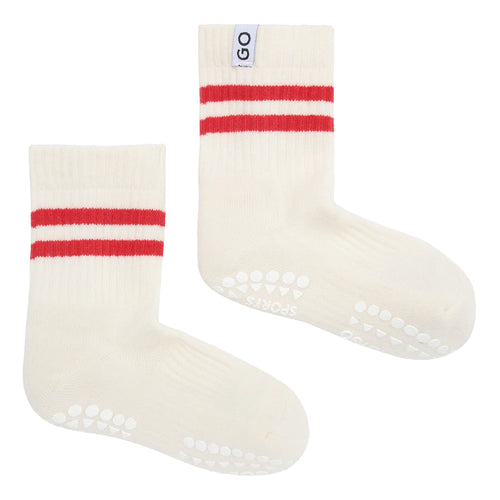 Rutschfeste Sportsocken Rot