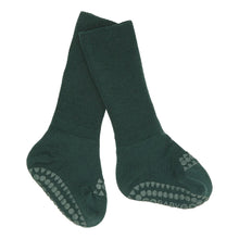 Laden Sie das Bild in den Galerie-Viewer, Rutschfeste Merinowolle Socken Forest Green