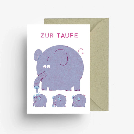 Klappkarte "Taufe"