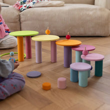 Laden Sie das Bild in den Galerie-Viewer, Regenbogen Kreisel Set