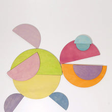 Laden Sie das Bild in den Galerie-Viewer, Halbkreise Pastell