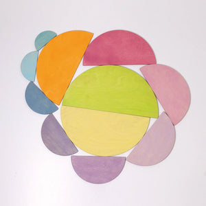 Halbkreise Pastell