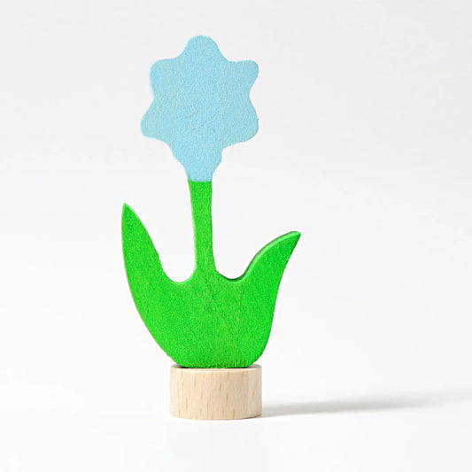 Steckfigur Blaue Blume