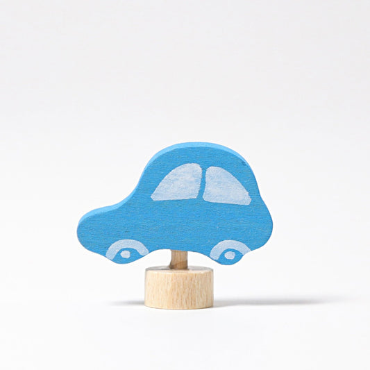 Steckfigur Blaues Auto