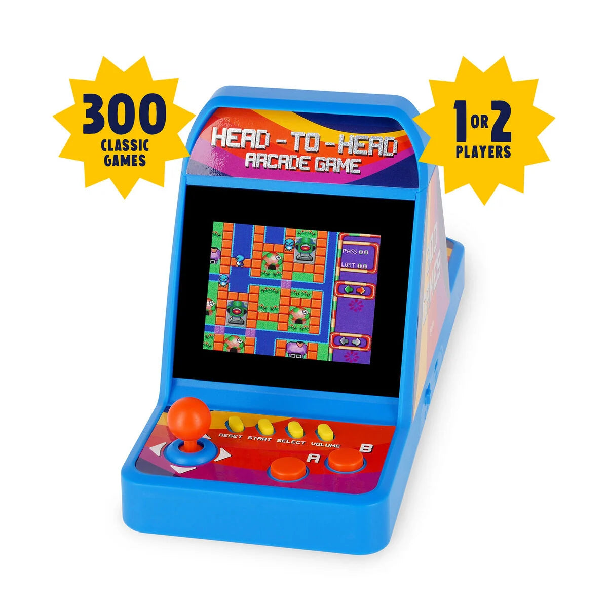 Mini-Arcade-Videospiel "Head to Head"