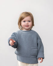 Laden Sie das Bild in den Galerie-Viewer, Merino Grobstrick Sweater Cherry