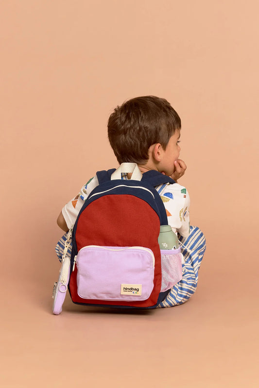 Romy Kinderrucksack Tricolore Terracotta