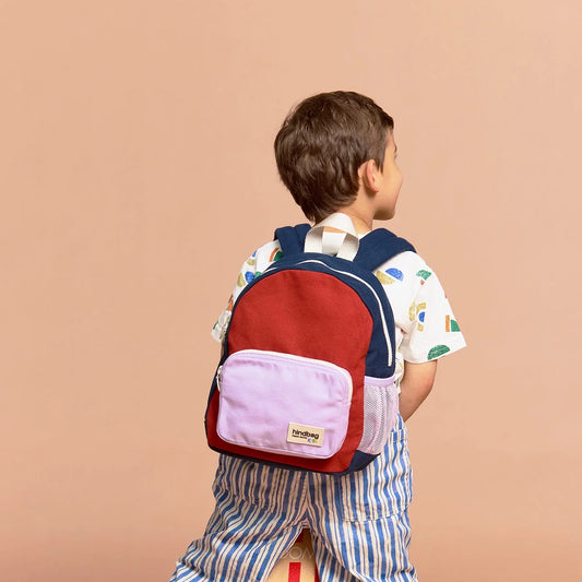 Romy Kinderrucksack Tricolore Terracotta