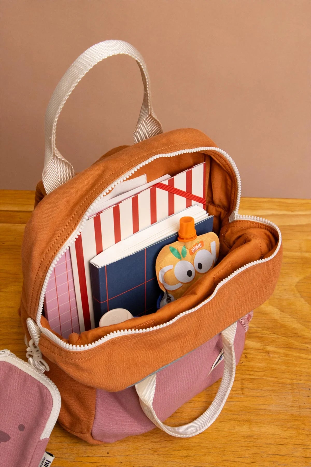 Arthur Kinderrucksack Tricolore Salbei