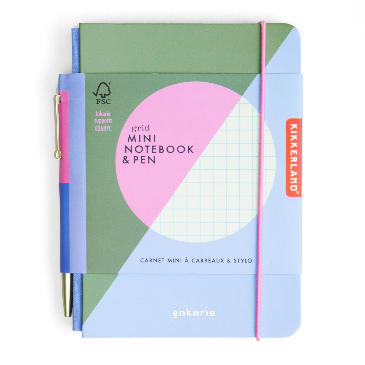 Inkerie Grid Mini Notebook & Stift