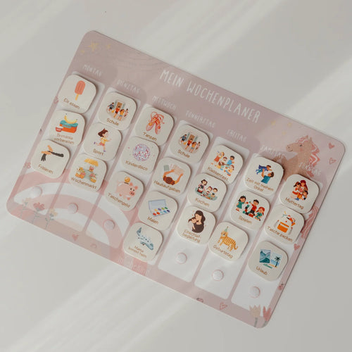Wochenplaner Einhorn Glitzer