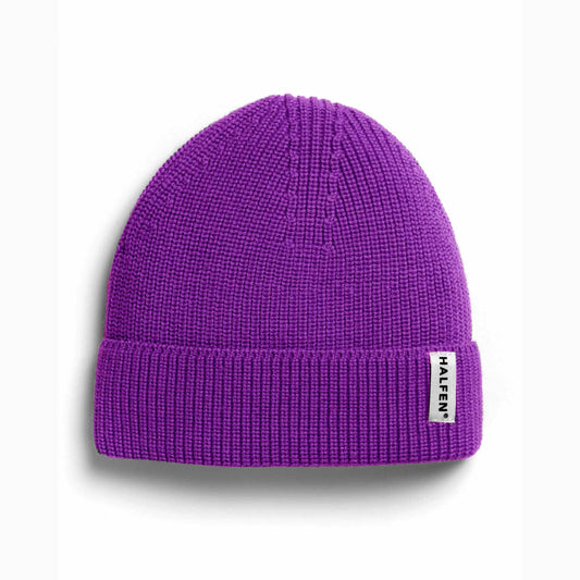 Merino Beanie Purple