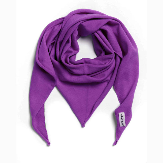 Merino Dreieckstuch Purple