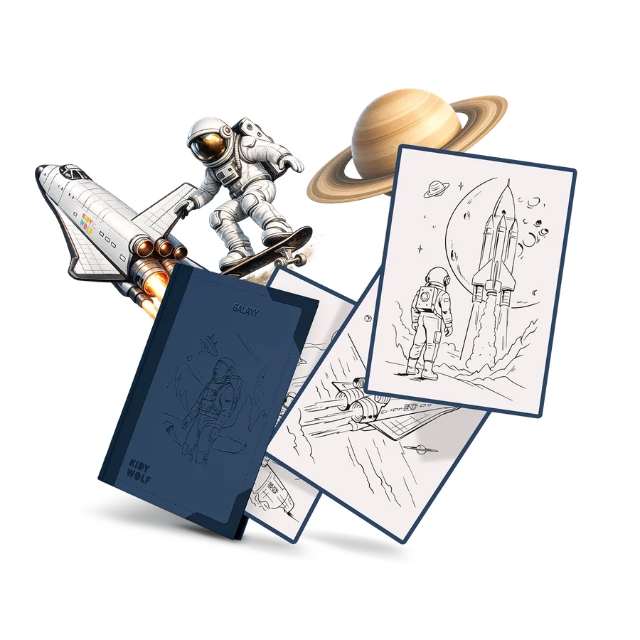 Zeichenvorlagen Kidydraw Pad "Galaxy"