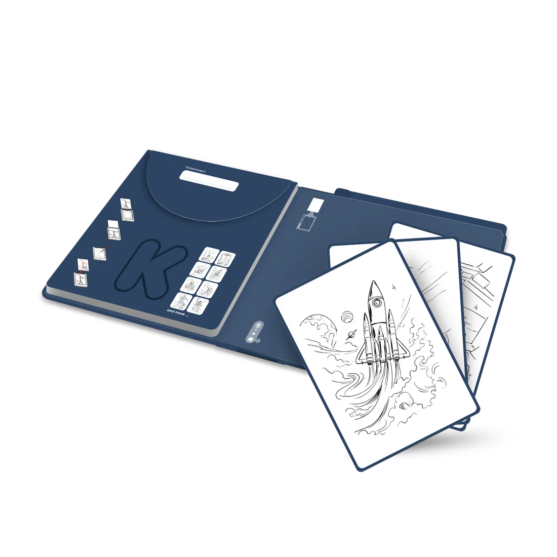Zeichenvorlagen Kidydraw Pad "Galaxy"