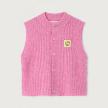 Laden Sie das Bild in den Galerie-Viewer, Stickcardigan East Bubble-Pink Meliert