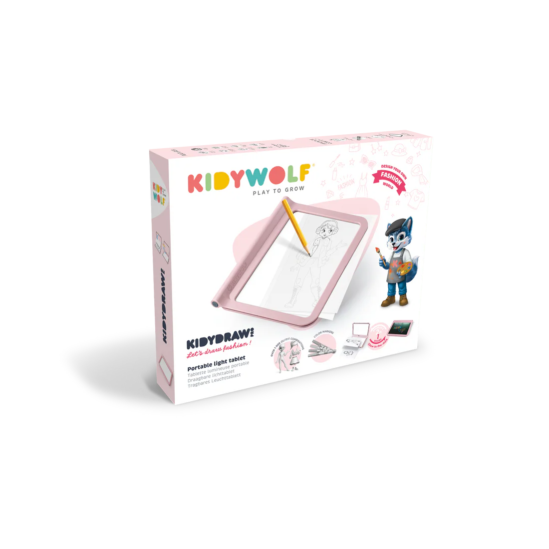 Kidydraw Pro Beleuchtete Zeichentafel Fashion