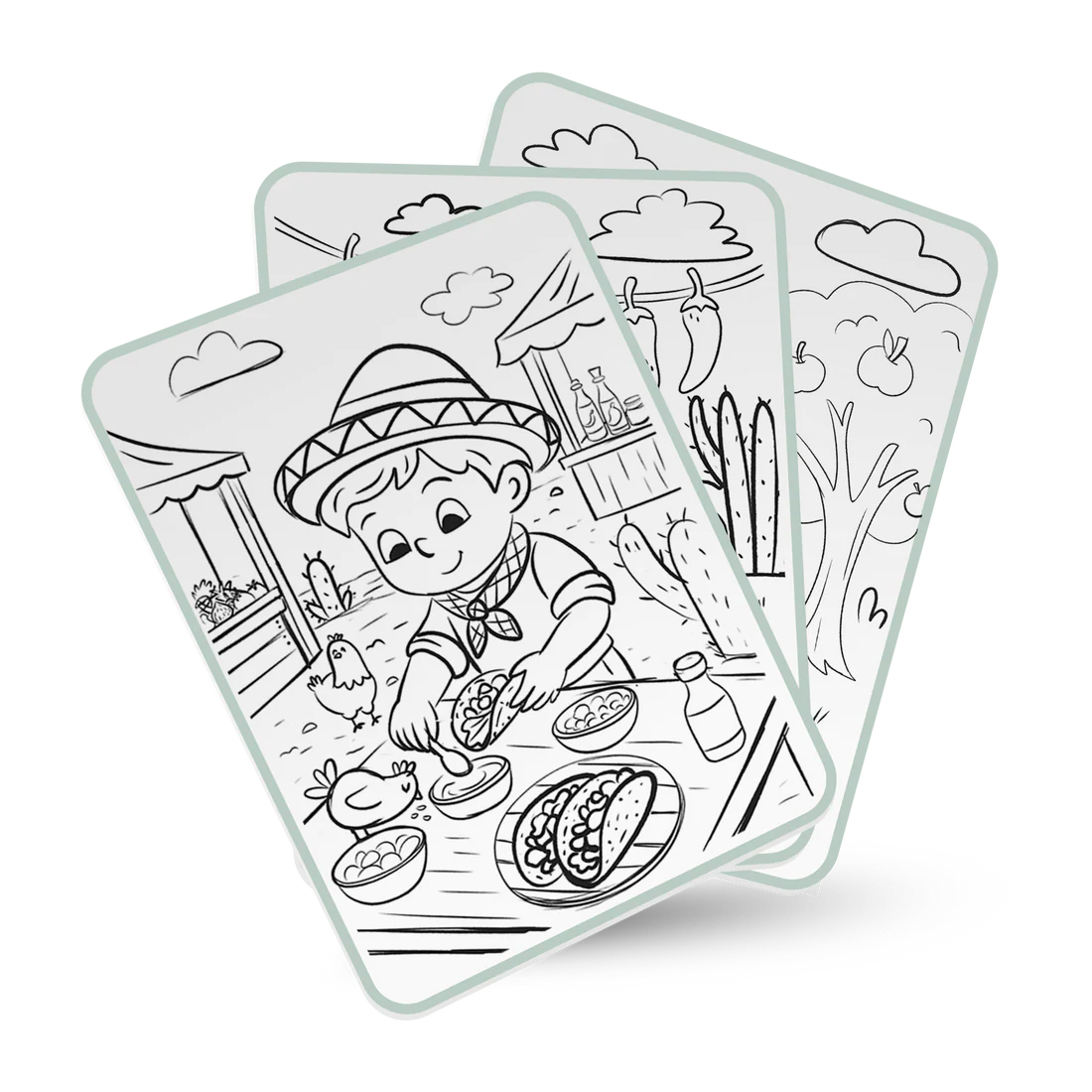 Kidydraw Pad Leuchtende Designtafel Food