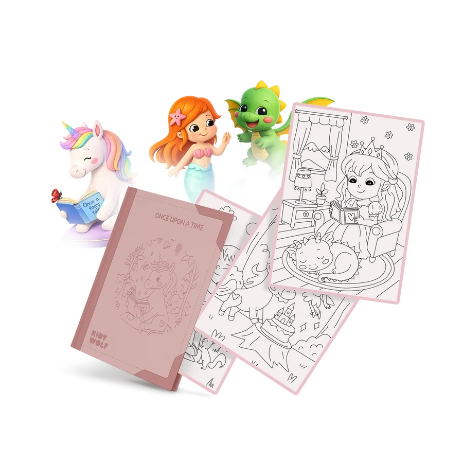 Zeichenvorlagen Kidydraw Pad "Once upon a time"