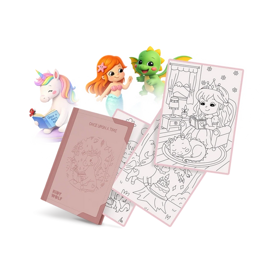Zeichenvorlagen Kidydraw Pad "Once upon a time"