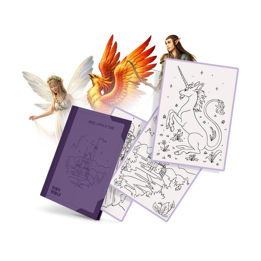 Zeichenvorlagen Kidydraw Pad "Fantasy"