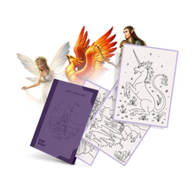 Laden Sie das Bild in den Galerie-Viewer, Zeichenvorlagen Kidydraw Pad "Fantasy"