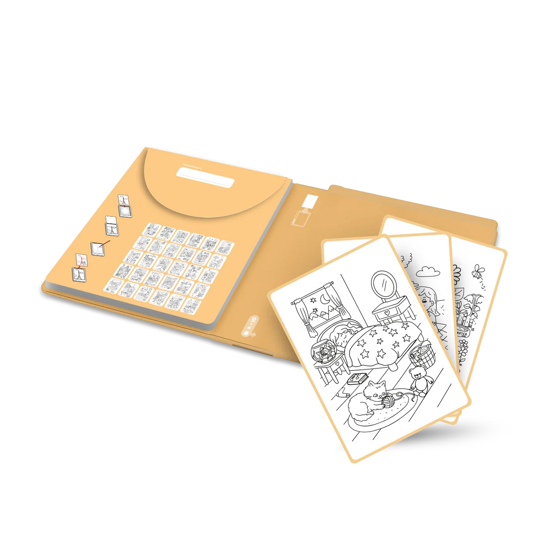 Zeichenvorlagen Kidydraw Pad "Haustiere"