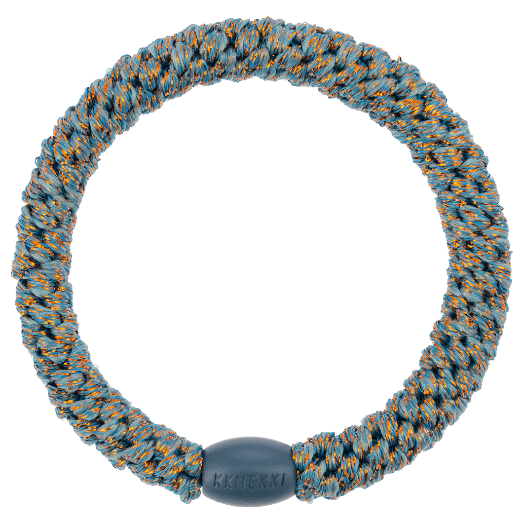Haargummi Dusty Blue Bronze
