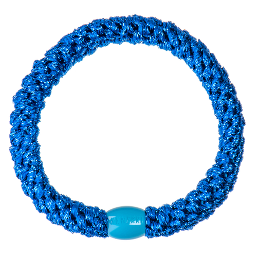Haargummi Electric Blue Glitter