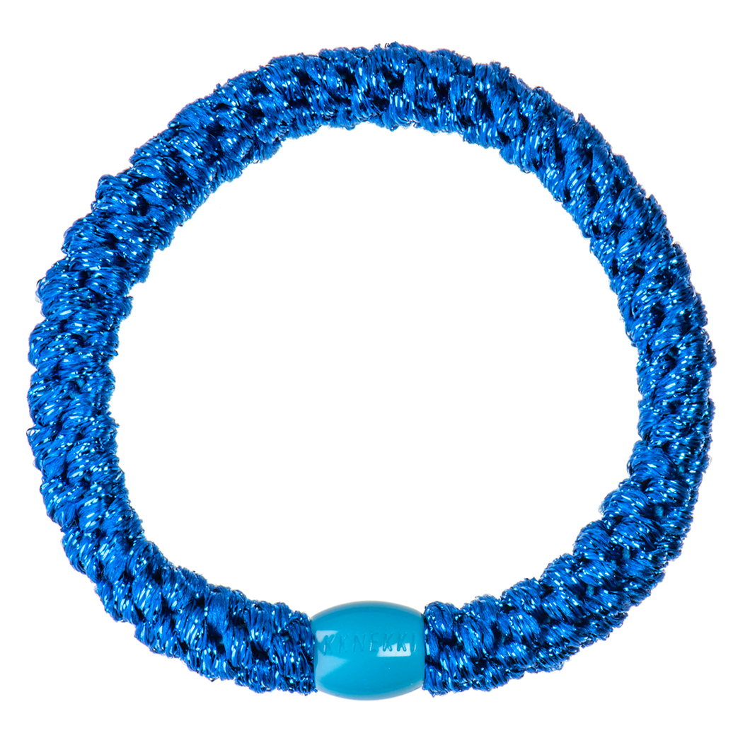 Haargummi Electric Blue Glitter