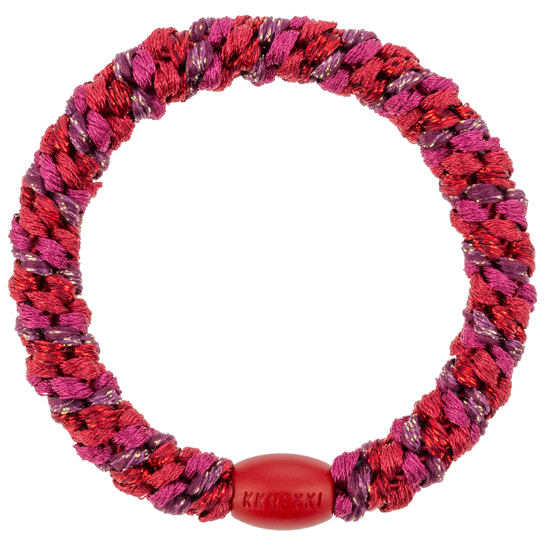 Haargummi Mix Light Bordeaux Grape Glitter