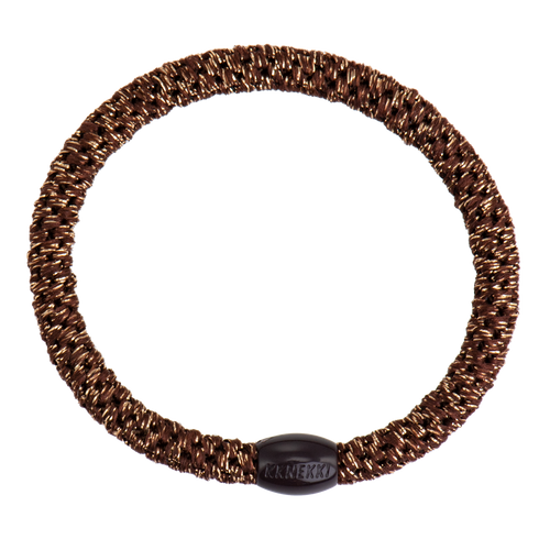 Haargummi Slim Bronze Glitter