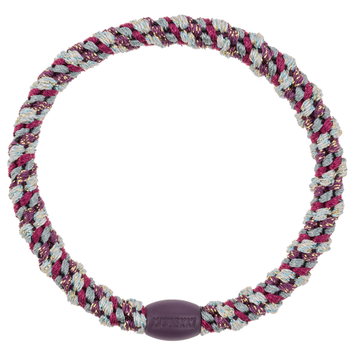 Haargummi Slim Mix Grape Aqua Glitter