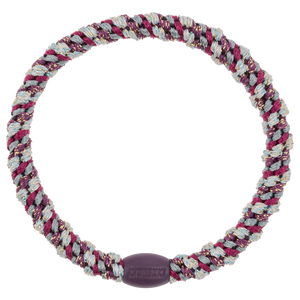Haargummi Slim Mix Grape Aqua Glitter
