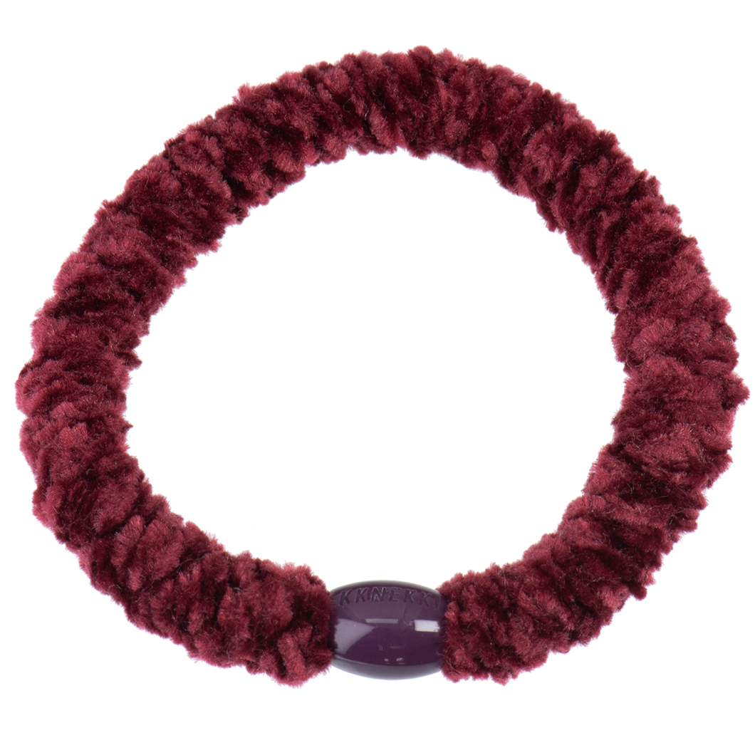 Haargummi Velvet Bordeaux