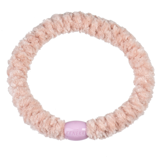 Haargummi Velvet dusty light pink