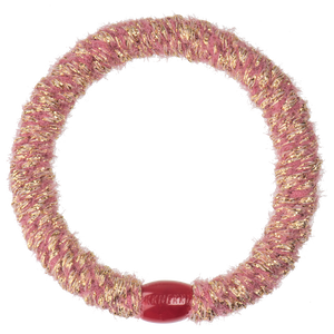 Haargummi Velvet Glitter Old Pink