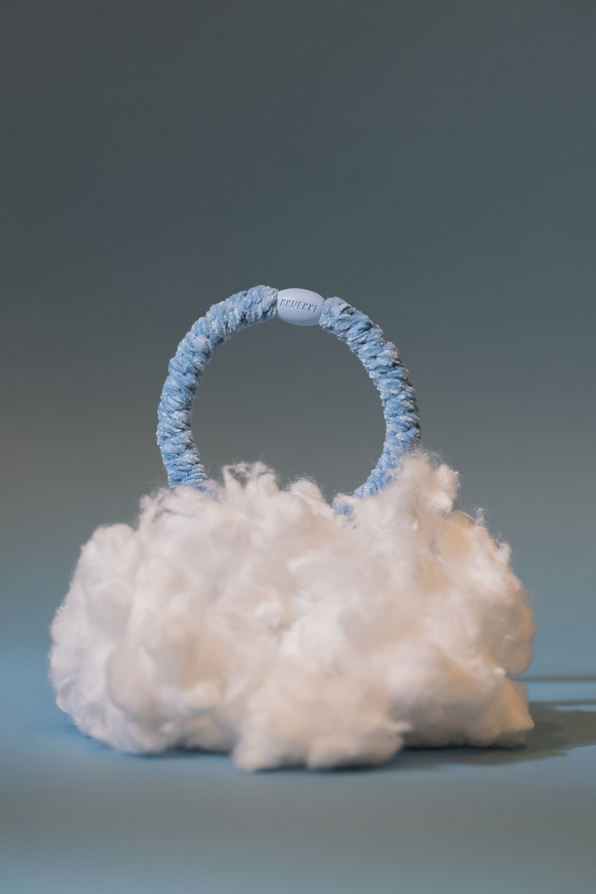 Haargummi Velvet Light Blue