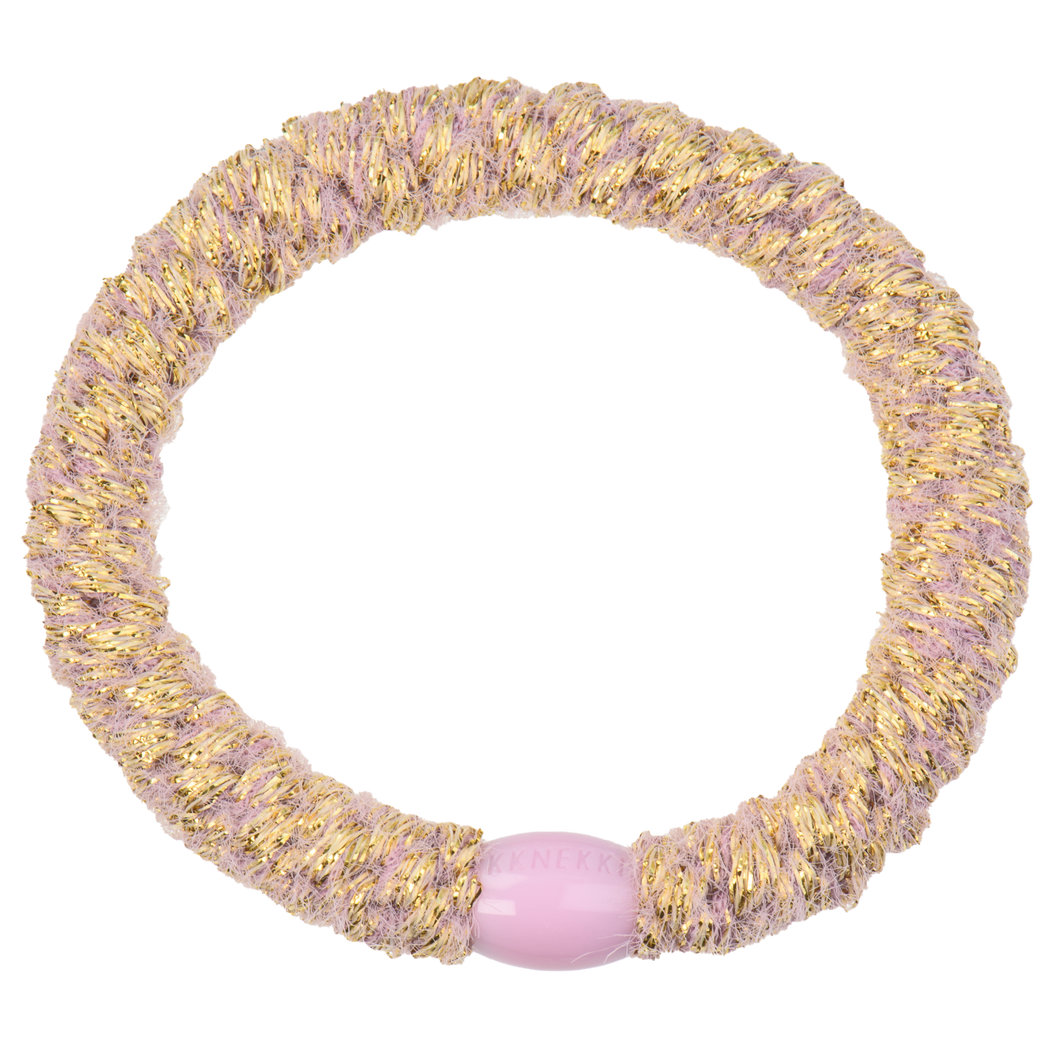 Haargummi Velvet Glitter Dusty Rose