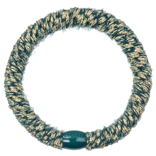 Haargummi Velvet Glitter Petrol