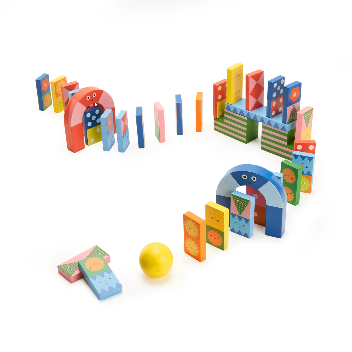 Kidoki Topple Twist Domino