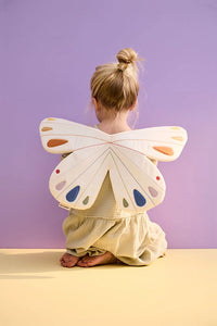 Schmetterling Flügel Weiß