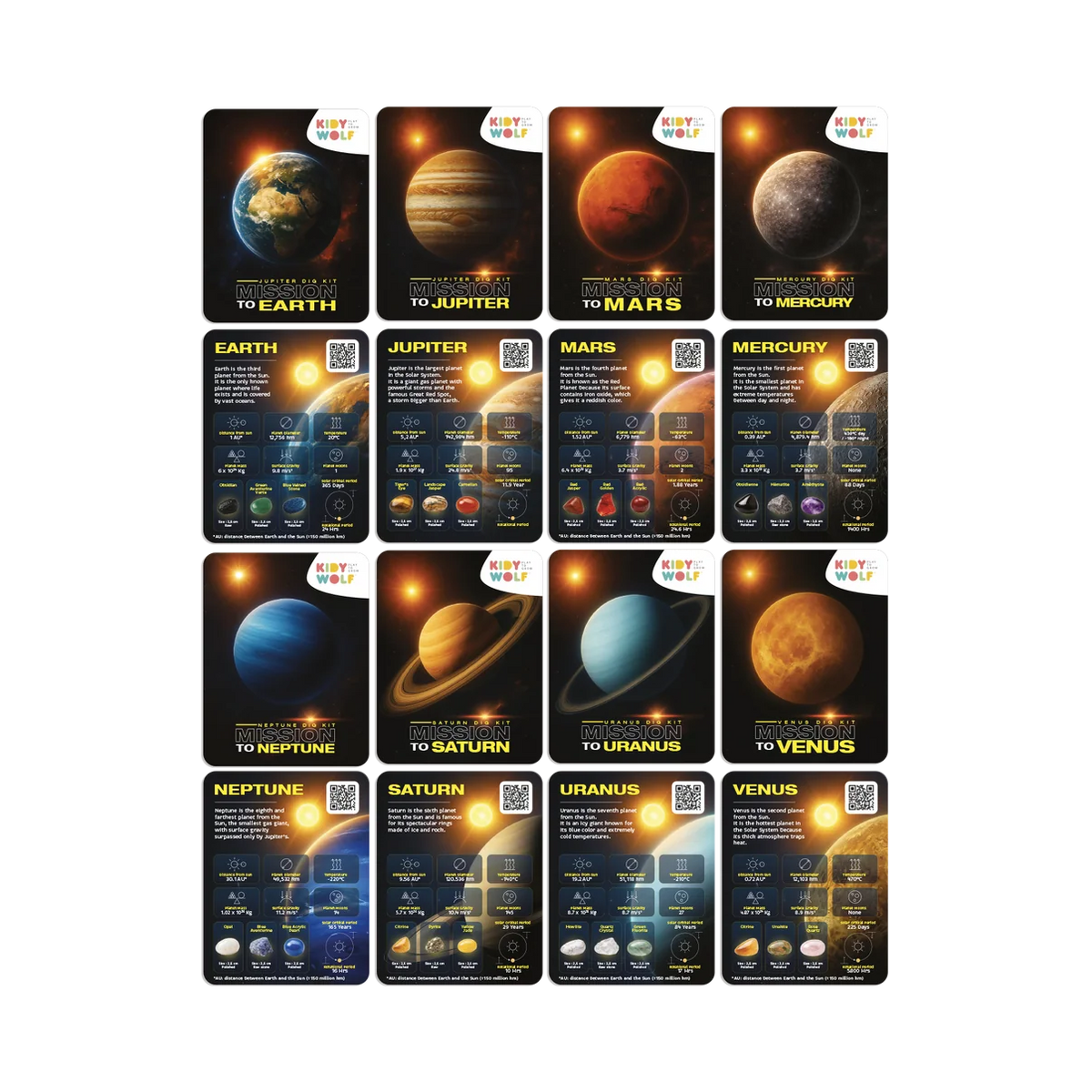 Kidyplanet Planeten-Ausgrabungsset