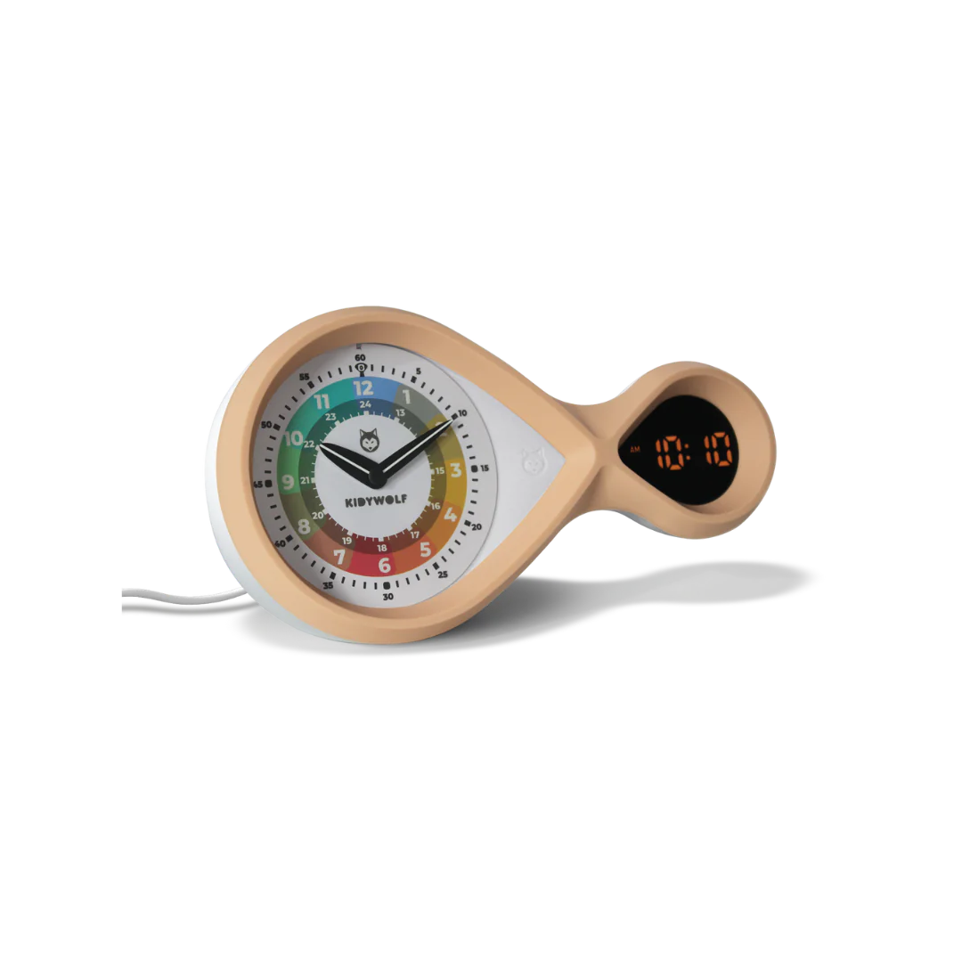 Kidyalarm Analoger Digitaler Wecker rosa – Konfettiwolke