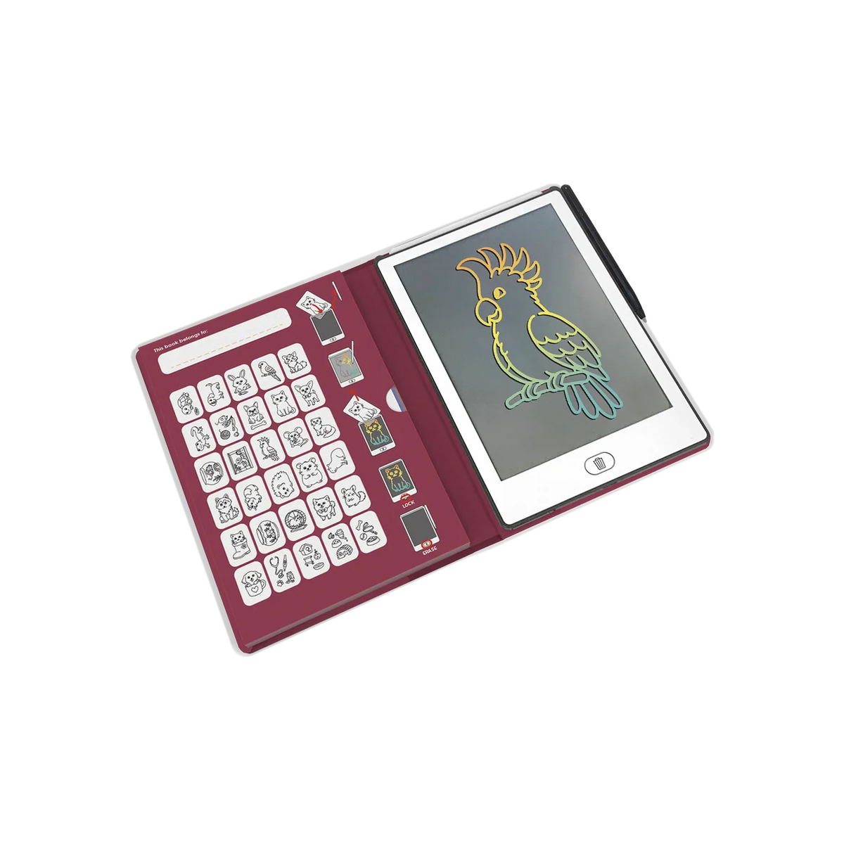 Kidydraw Mini Zeichentablet Haustiere