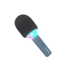 Laden Sie das Bild in den Galerie-Viewer, Kidymic Bluetooth Mikrofon mit Licht blau