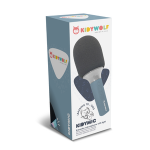 Kidymic Bluetooth Mikrofon mit Licht blau