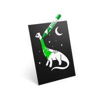 Laden Sie das Bild in den Galerie-Viewer, Kidyneon Fädelbild Dinosaurier