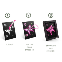 Laden Sie das Bild in den Galerie-Viewer, Kidyneon Fädelbild Prinzessin