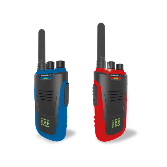 Kidytalk Walkie Talkie Set blau/rot